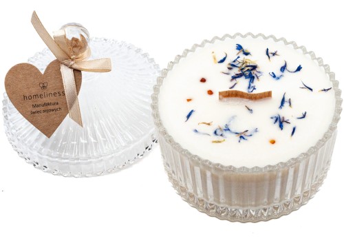 Świeca sojowa bursztyn kaszmir bergamotka