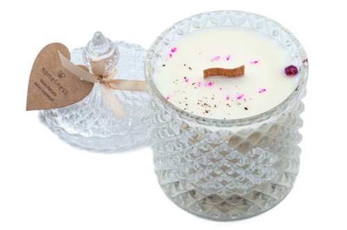 Świeca sojowa czekolada malina śliwka