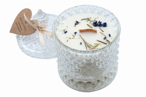 Świeca sojowa lawenda tymianek piżmo