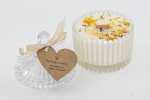 Świeca sojowa miód mleko cynamon