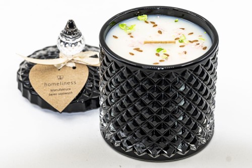 Świeca sojowa bergamotka fiołek paczula NOWOŚĆ