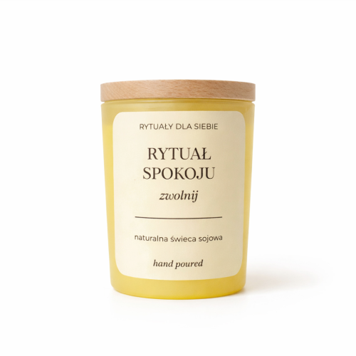 Świeca sojowa magnolia bursztyn 